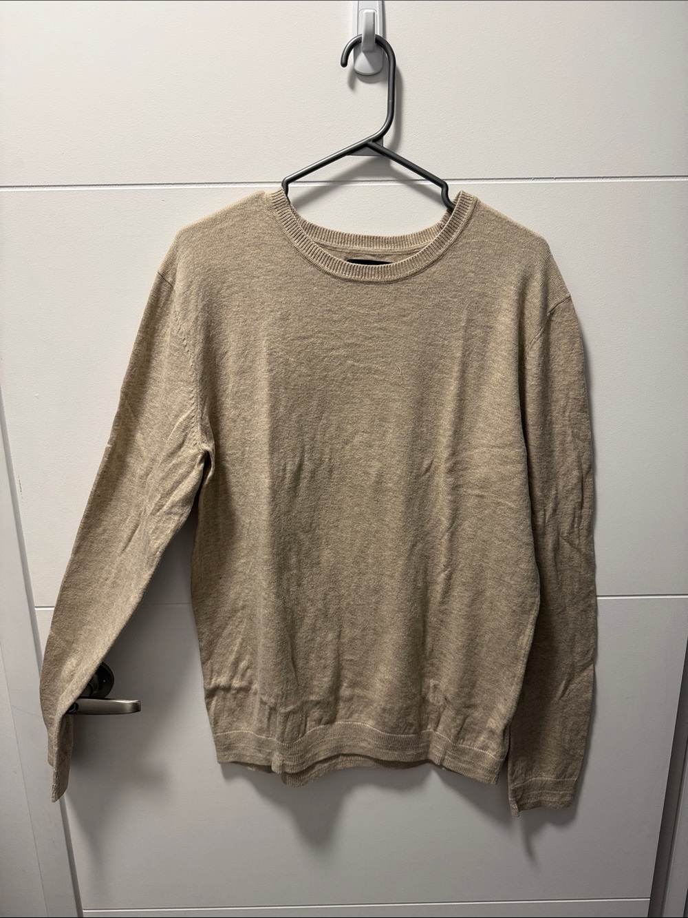RW&CO. Men's Crewneck Sweater in Beige
